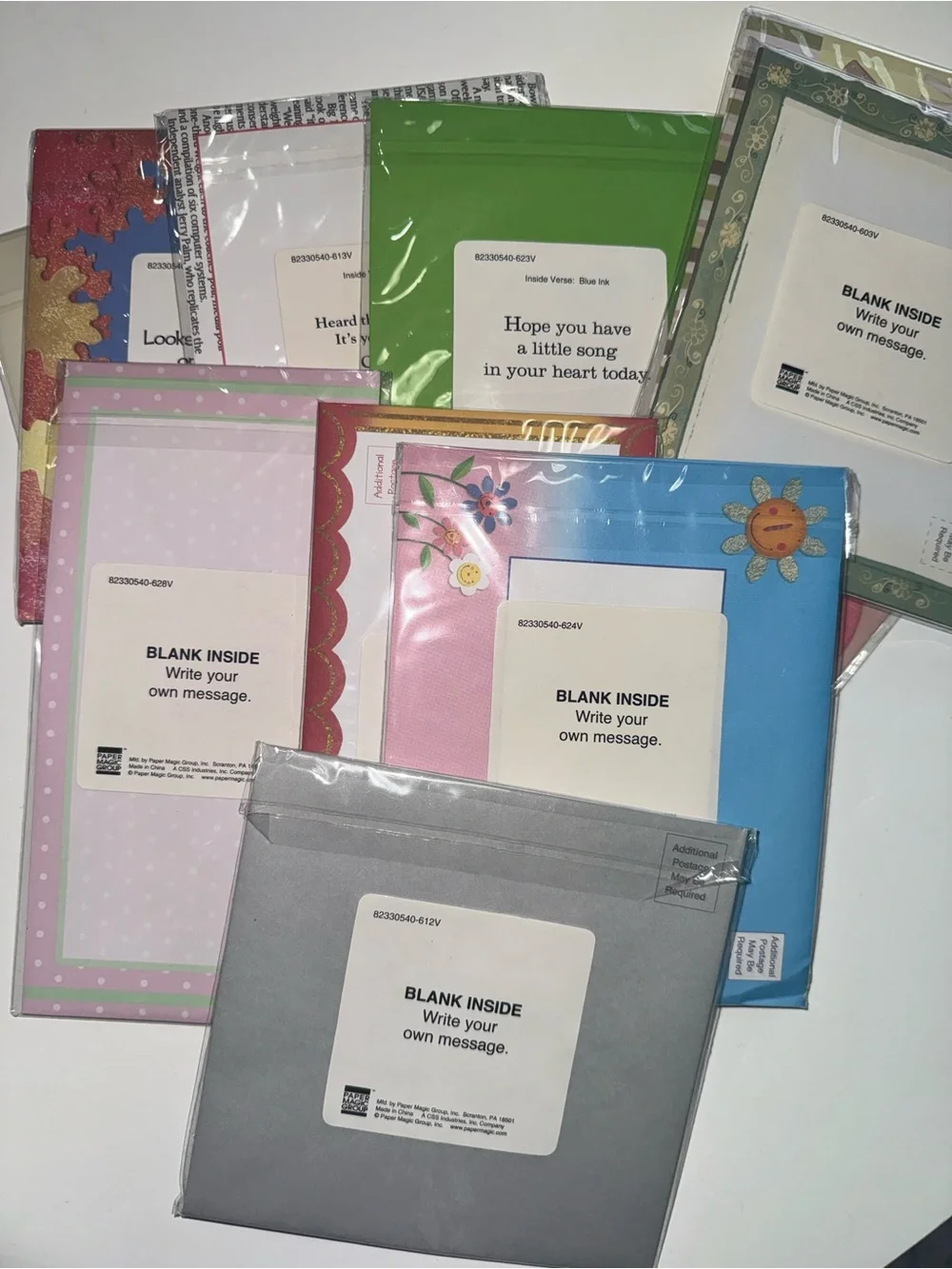 Paper magic group, 3D Greeting Cards, Lot of 12 new